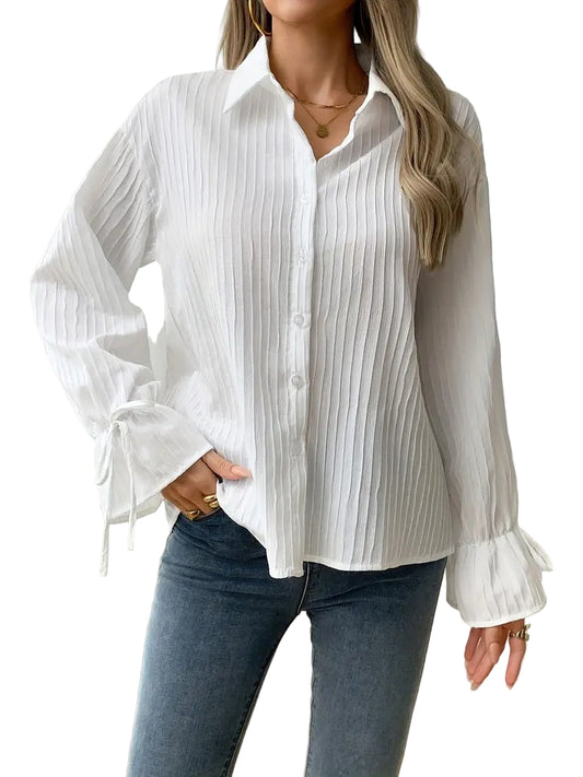 Elegant Loose Long Sleeve Shirt